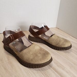 Eurosoft by Sofft Black Wedge Mary Jane Shoes Hook Strap Women’s Size 7.5 Comfor